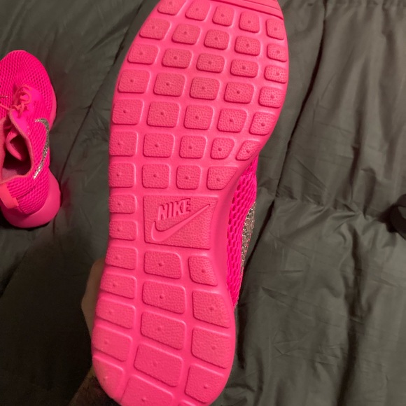 Hot pink swavorski crystal bling shoes - Picture 6 of 8